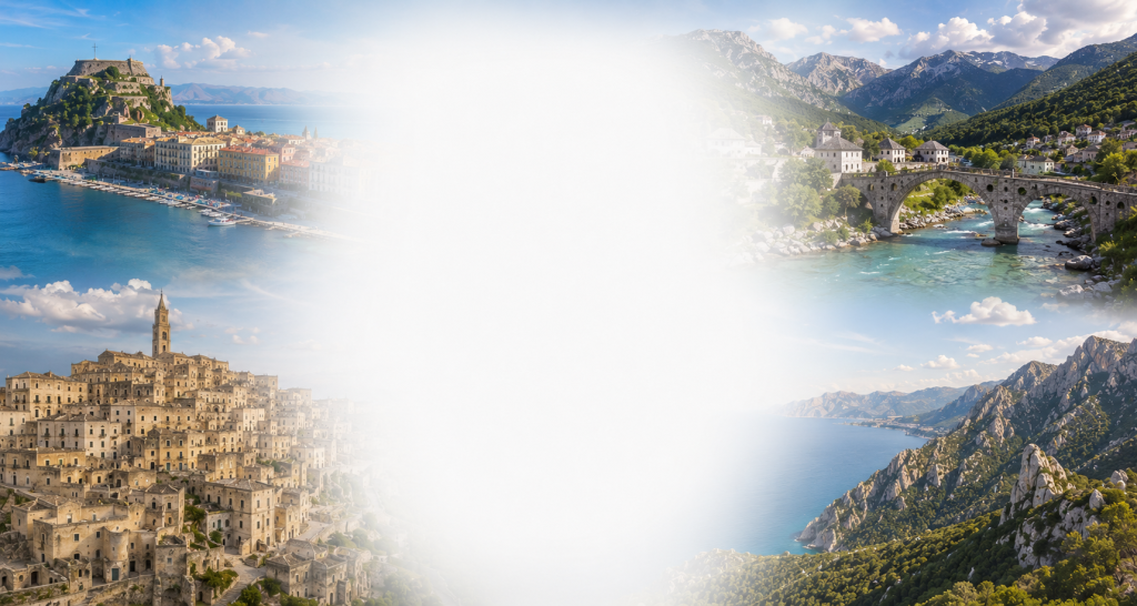 Heritage landscapes connecting Greece and Italy